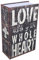 Diversion Book Safe Aufbewahrungsbox, Secret Storage Dictionary Secret Safe Dose mit Sicherheitskombination Schloss/Schlüssel, Diversion Book Hidden Safe(LOVE type)