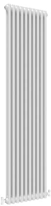 Traditional 2 Column Central Heating Radiator Vertical Rads Cast Iron Style White 1800x470mm