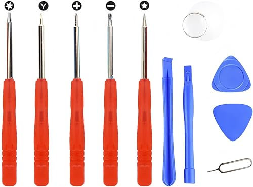 Repair Screwdriver Set, Precision Magnetic Repair Tools Kit for Fixing Cell Phone Watch Computer Tablet, Opening Pry Tool Repair Kit Set, 11 Pcs