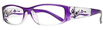 EYEBOGO Kaylee Stile Occhiali da Lettura Donna, Occhiali da Lettura alla Moda, Occhiali da Vista Signora (Viola, 1.00)
