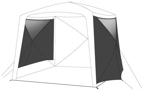 qeedo Quick Hub Seitenwände [2 Stück], passend Quick Hub Square
