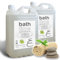 GPQ - Gel/Champú 2en1 BATH TIME | 2 Garrafas x 5 Ltr. | 91% Natural Origin | Refill dosificador | Con Acondicionador, Sin Parabenos | Hotel, B&B, Camping, Casa Rural, Crucero, Gym | Made in Spain