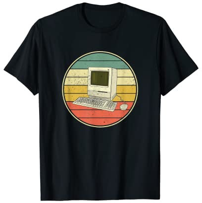 Retro Vintage 90er Computer PC T-Shirt