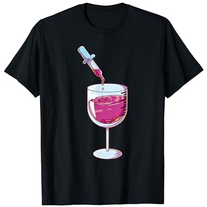 Vino para enfermera con botella de vino Camiseta