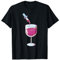 Vino para enfermera con botella de vino Camiseta