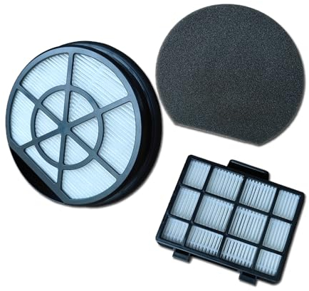 Filter Zubehör Set für Bosch Hausgeräte BBZ152EF Staubsauger bagless Serie 2 (BGC05…,BGS05…), Kunststoff