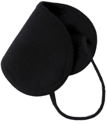 Prettystern 100% Kaschmir 2-lagig Augen Schlaf-Maske Nachtmaske Weich Hautfreundlich Augen-Maske Damen Herren Unisex - Schwarzblau