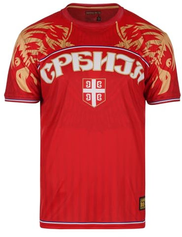 Fußballtrikots, Fußball Trikot Serbien, Nationalmannschaften, Fan-Trikot, Serbien Trikot - Fußball T-Shirt (XXL)