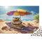 lihuogongsio Maulwurf Puzzle 1000 Teile Puzzle Für Erwachsene Sonne scheint Stress Abbauen Familien-Puzzlespiel DIY Kreative Unterhaltung Schöne Geschenkidee Kräftigen Farben 1000pcs (75x50cm)