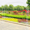 KKMNDE Gartenlaube aus Metall für Hochzeiten, weiße Pergola-Laube für Kletterpflanzen, Rosen, Weinreben, Elegante Dekoration für Brautpartys, 2,2 m hoch x 1,2 m 1,4 m