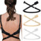 Posteriore Aperto Accessori Reggiseno, 3 Pezzi cinghie per reggiseno senza schienale da donna, per reggiseno a schiena bassa Scollo a V profondo Abito senza schienale Festa di nozze