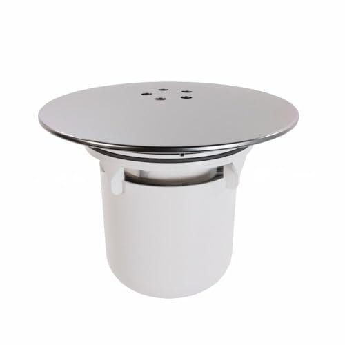 SVNR Duschabfluss Abdeckung, 90mm / 115mm Abflussabdeckung, Abnehmbarer ABS Abflussdeckel, Schneller Wasserabfluss, Einfach zu reinigende Duschwannen-Abdeckung (Weiß)