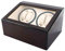 innytund Uhrenboxen 4+6 30.5 * 23.5 * 18cm Uhrenbeweger Box Braun Uhrenkasten Vitrine Watch Winder Display Leder Uhrenboxen Box Geschenk für Weihnachten/Jubiläum/Vater/Geburtstag