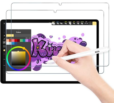 2 Pièces Protection Écran Verre Trempé pour Galaxy Tab S9/Tab S8/Tab S7 11 Pouces Tab S9 FE 10.9 Pouces, 9H Dureté, Anti Rayures, Anti Traces de Doigts, Facile à Installer Protection, Haute Définition