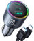 JOYROOM 120W 3-Port Zigarettenanzünder USB C mit 100W C-C Kabel, [3 Chips] Auto Ladegerät Adapter, PD100W & QC3.0 Schnell Kfz Ladegerät für iPhone16/15/Samsung S25/24/Smartphone/iPad/MacBook/Laptop