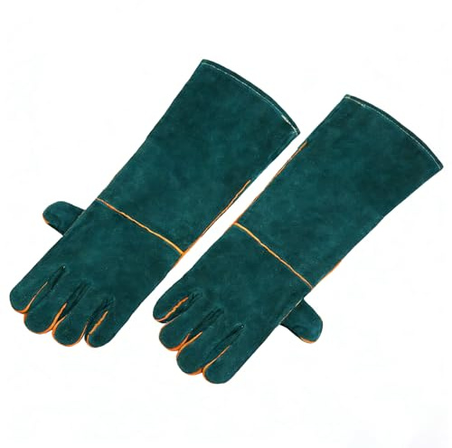 1 Paire Gants de Manipulation Animaux, 40 cm Gant Anti Morsure, Gants de Protection Anti-morsure pour Animaux de Compagnie, Gant pour bain, manipulation et toilettage des chiens, chats et oiseaux