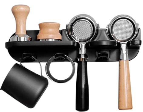 SiebträGermaschine ZubehöR, SiebträGer Halter, SiebträGer Halterung, Für Die Meisten 51/54/58 Mm Kaffeesiebe, Installation Ohne Bohren Erforderlich (58mm)