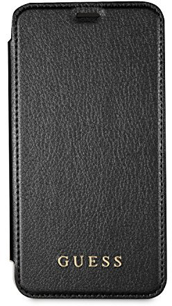 GUESS GUFLBKPXIGLTBK Iridescent Book Case for Apple iPhone X/XS Black