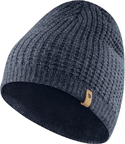 Fjällräven Unisex Struktur Beanie, Navy, Einheitsgröße EU