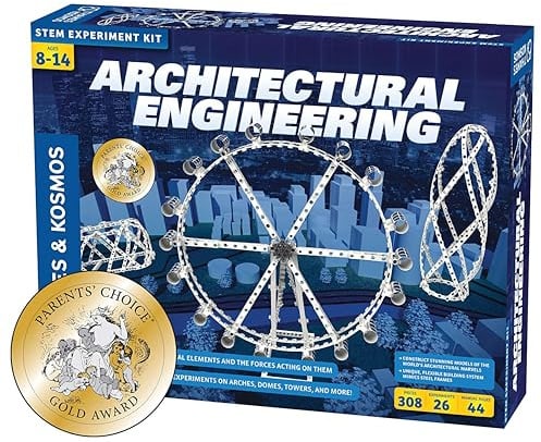 Thames & Kosmos , 625416, Architectural Engineering,Play The Role of Architect and Engineer, 26 Models to Make, Ages 8-14