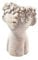 Witziger Pflanzkopf Büste - Figur zum Bepflanzen – Keramik Pflanzgefäß - Pflanzfigur Dekoration (Klein: Höhe 18cm)