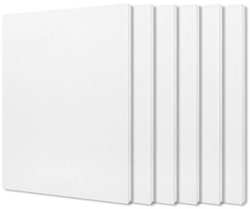 BXI Sound Absorber - 800 X 600 X 9mm 6 Pcs High Density Acoustic Absorption Panel, Sound Absorbing Panels Reduce Echo Reverb, Tackable Acoustical Felt Tiles for Ceiling and Wall Decoration