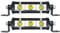 AUXTINGS 2 Pieces 4 inch 15W Ultra Slim Single Row LED Light Bar Spot Flood Beam with Mounting Bracket for Off Road ATV UTV SUV,DC 12V 24V Waterproof
