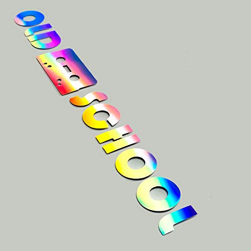 1A Style Sticker 55cm Oldschool Aufkleber Autoaufkleber Slickoil 14 Hologramm Farben Scheibenaufkleber