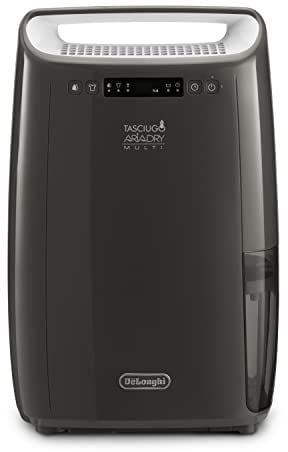De'Longhi Tasciugo AriaDry Multi Deshumidificador Silencioso, Función 24h, Función Lavandería, Filtro Antipolvo SERIE DEX, DEXD216F, 37 Decibelios, 16 Litros, Negro