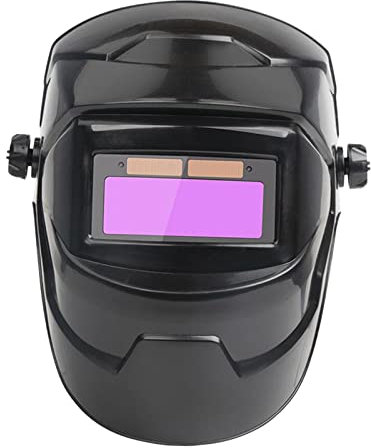 Prettyia Maschera per Casco per Saldatura Elettrica con Oscuramento Automatico Regolabile