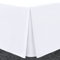 Bronwen Mathew White Box-Plissee-Volant-Bettlaken, Super-King-Size-Betten, Mikrofaser, weich, gebürstet, pflegeleicht, bügelfrei (Super-King-Size-Bett, Weiß)