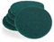 Wfix dischi abrasivi in tessuto non tessuto con gancio per levigatrice orbitale, 150 mm, P80-120, grossolana, verde, 10 pezzi, spugna abrasiva