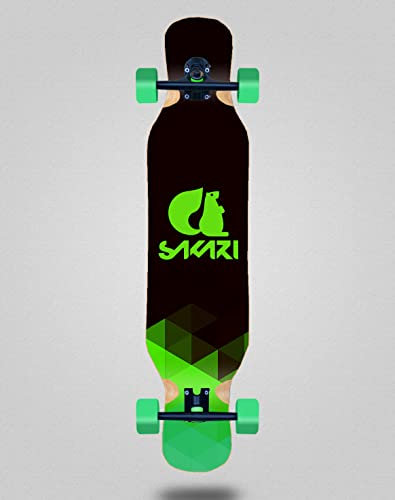 Sakari Skate Skateboard Longboard Complete 46x10 Poison