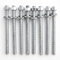 BAUQOO Barre Filettate M8 Certificate In Acciaio 8.8 Zincato ad Alta Resistenza 8 Pezzi Lunghezza 9 cm Dadi M8