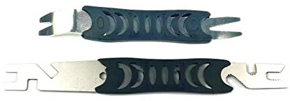 QiDAi 2pcs Door Seam Lock Pick Tool,Stainless Steel Ghost Hand Insert, Double-Head Design and Anti-Slip Handle Door Latch Opening Tools