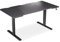 ENDORFY Atlas L, Schreibtisch PC, Gaming Tisch, höhenverstellbarer Schreibtisch, büro, kopfhöreraufhänger aus Metall, Frontausschnitt, Carbon und Matte Beschichtung, Tischplatte 150×78 cm, EY8E003