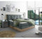 Lomadox Boxspringbett 180x200 cm mit Bettkasten | Doppelbett in anthrazit mit Artisan Eiche Nb., Härtegrad H2