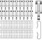 Acfthepiey 48 Stück Heizkabel Dachclips Abstandshalter Dachclips Abstandshalter Set Kabeldrahtclips Dachrinnenclips