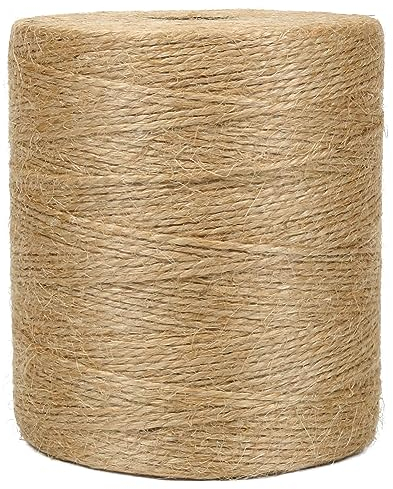 Vivifying 400m Jute-Schnur, Braun Juteschnur für Garten Bilder Pflanzen Basteln