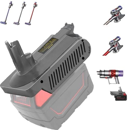 UNIKI V10 Adapter Compatible with Milwaukee 18V Battery Convert to for Dyson V10 Battery Compatible with Dyson V10 Animal V10 Absolute V10 SV12 Motorhead Cordless Vacuum Cleaner（ NOT FIT SV10，Slim）
