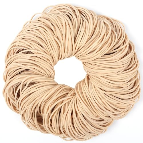 AIWOQI Rubber Bands 500pcs size#19 rubber band light brown Elastic Rubber Band size19 small rubber bands office supplies