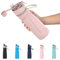 Healter 710ml/24oz Water bottle Spray water bottle Stainless Steel Water Bottle with Spray Mist & Insulation Leakproof Sports Water bottle for Gym Hiking Outdoor Activities(Pink)
