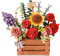 ROBOTIME Blumen 3D Holzpuzzle Erwachsene: Holzbausatz Basteln DIY Blumen Modelbausatz Künstliche Blumenstrauß Modell Kits Holz Puzzle Bausatz Frauen Valentinstag Geburtstag Deko mit Holzkiste TW02H