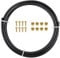Wjelet Hydraulic Brake Hose Kit, Bike Disc Brake Oil Tube, Hydraulic Brake Cable for SRAM/Shimano BH59, Mountain Bike Road Bicycle Hydraulic Brake Line Tube with Connecting Screw