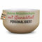 PR Print Royal Glitzer Müslischale mit Name oder Text selbst gestalten - Personalisierte Schüssel bedrucken - Individuelle Fotogeschenke zum Geburtstag, Weihnachten - Keramik, Gold 500 ml