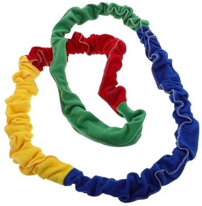 Abaodam Boy Girl Outdoor Elastic Tension Rope Activity Band for School Training Movement Prop for Group Games Boy Girl-friendly Playground Equipment for Team Building