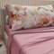 PETTI Artigiani Italiani - Parure de Draps en Coton pour Lit Double avec Taies d’Oreiller et Drap Housse 160x200, Motif Floral 20 Rose Poudré Foncé, 100% Fabriqué en Italie