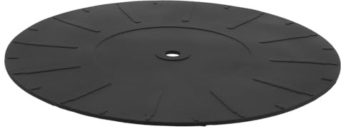 MUELODSIC Silikon Plattenteller Matte Antistatisch Rutschfest Vibration Dämpfend Schallplatten Schutzmatte für Plattenspieler