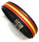 YOJAN PIEL | Pulsera De Cuero Bandera De España (Fabricada Artesanalmente) | Complementos de Moda Unisex para Hombres y Mujeres de Estilo Atemporal y Elegante | Regalos Originales y Exclusivos