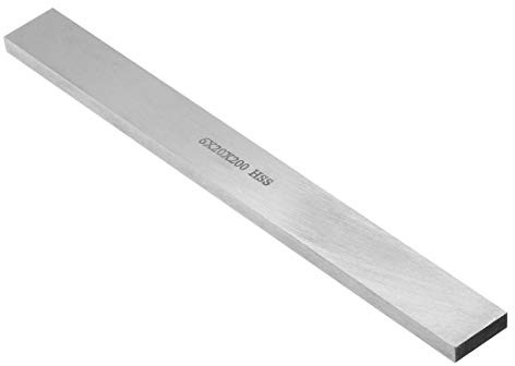sourcing map 1Stk HSS Werkzeug Bit Quadrat Drehmaschine Drehend Schleifer Vierkantdrehmaschine Fräser Mühle 6mmx20mmx200mm